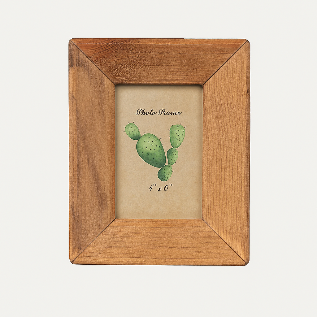 Gerecyclede Houten Fotolijst – Medium (10 x 15 cm)