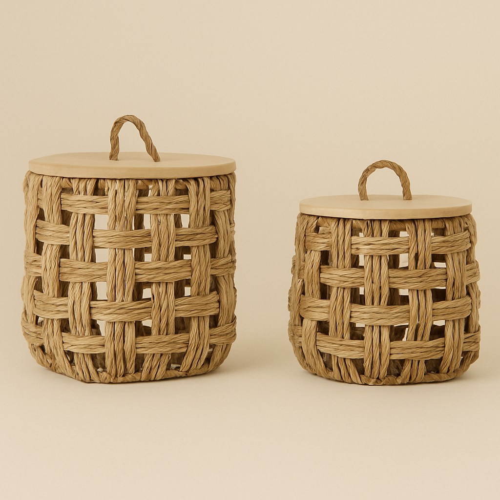 Mandenset van Hout (Set van 2)