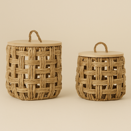 Mandenset van Hout (Set van 2)