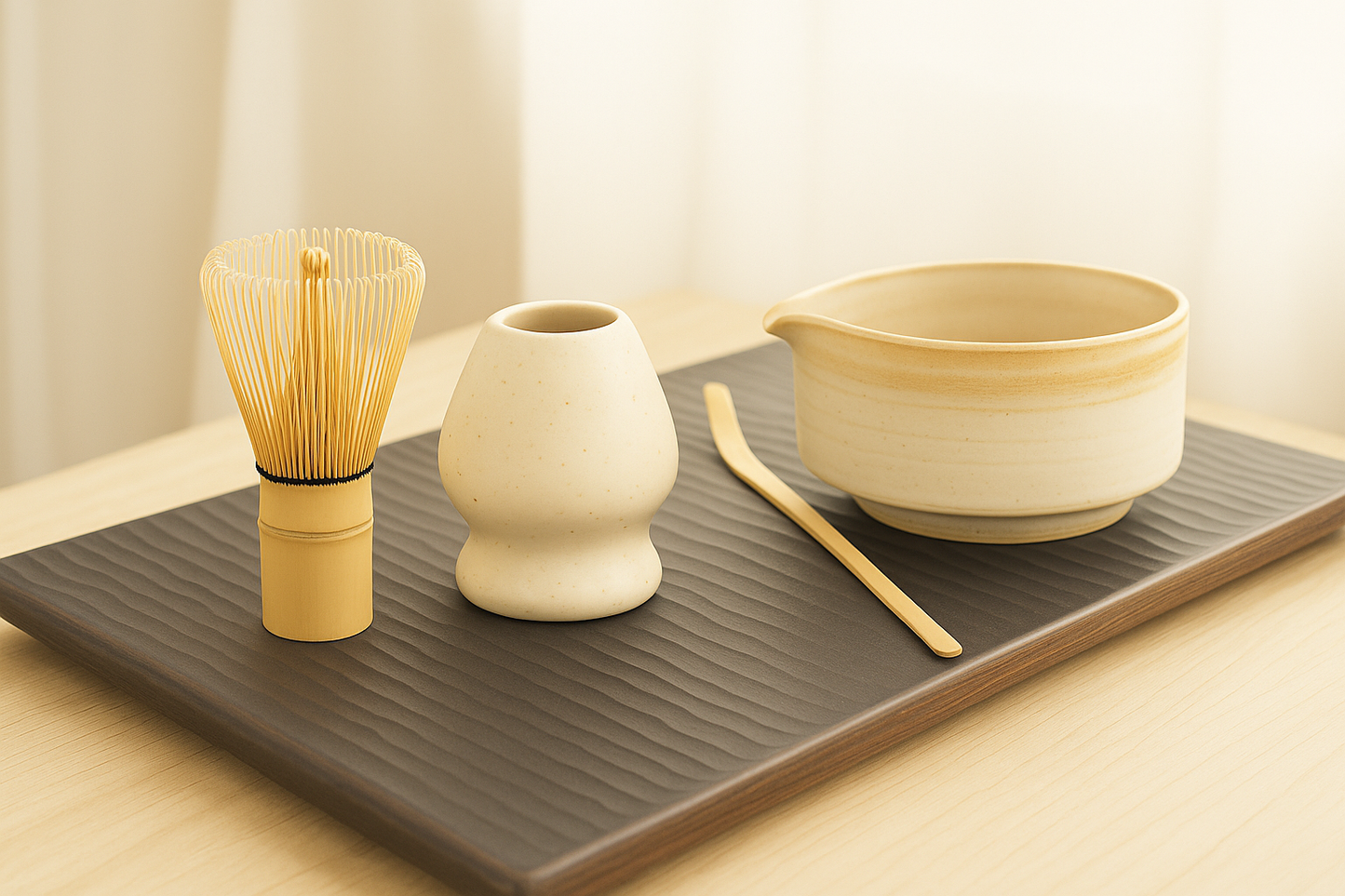 Keramische Matcha Theeceremonie set